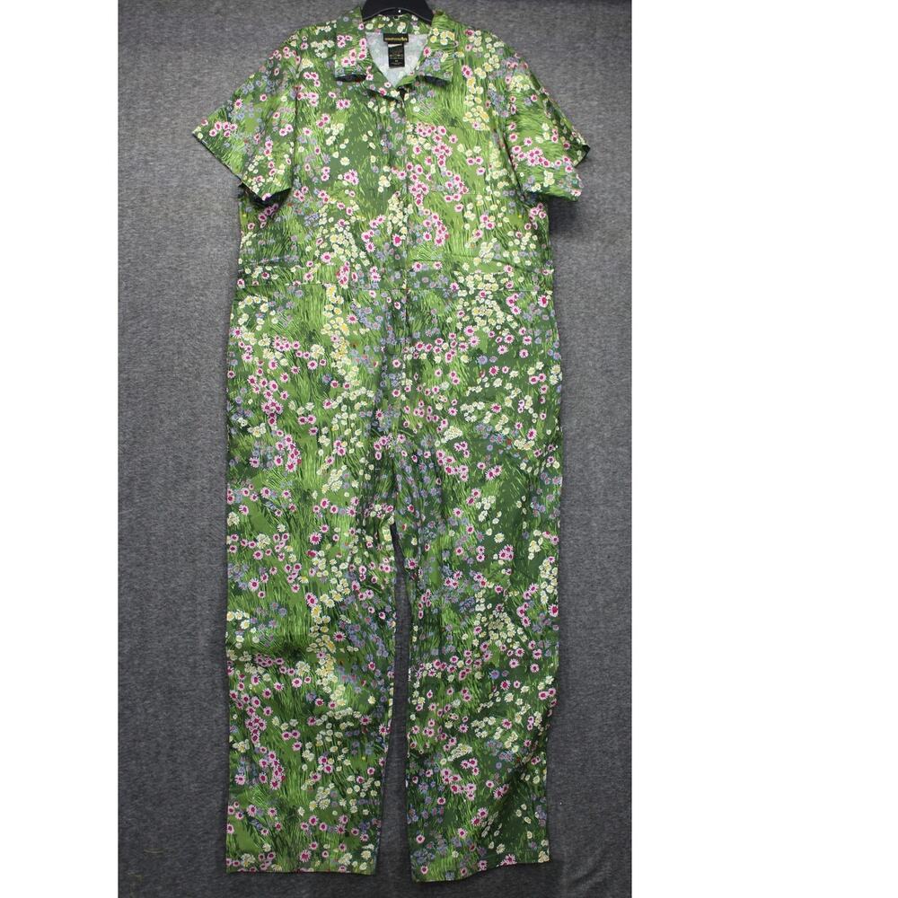 Nooworks Meadow Jumpsuit Size 5X Floral green
